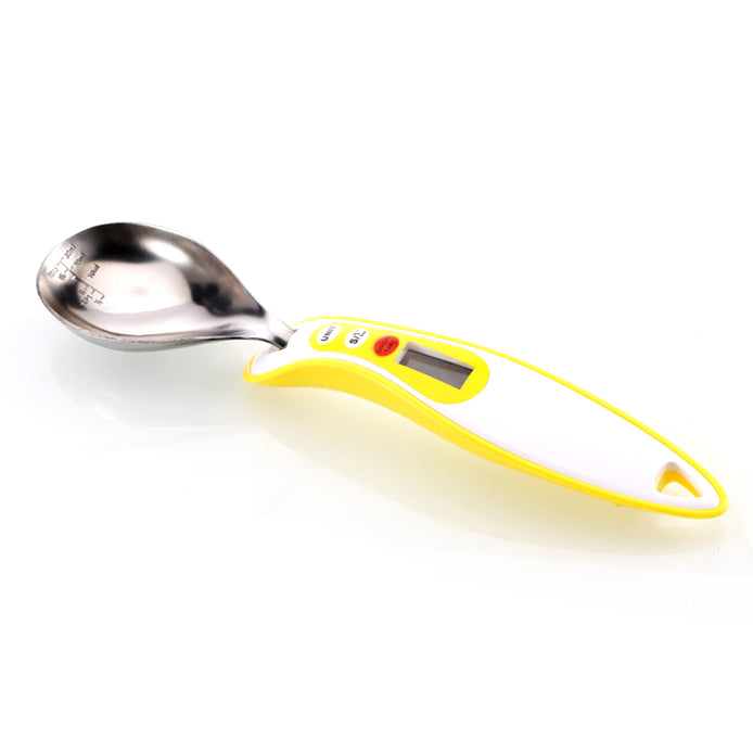 300g/0.1g LCD Display Kitchen Digital Spoon Scale Measuring - Yellow