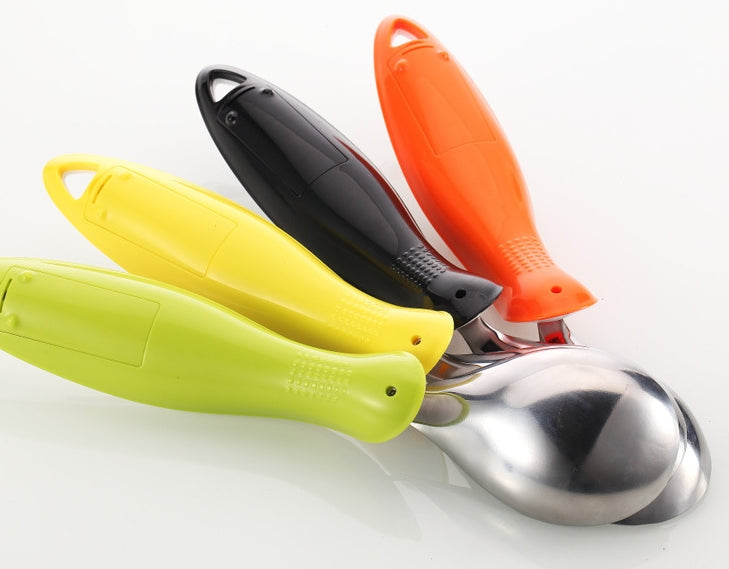 300g/0.1g LCD Display Kitchen Digital Spoon Scale Measuring - Yellow