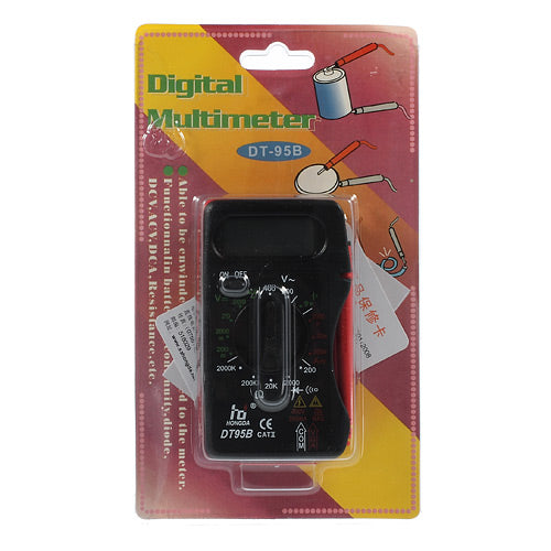 DT-95B Mini Handheld Digital Multimeter Voltage Tester (AC/DC 400V Max)