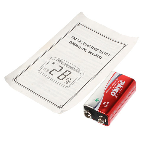 MD-2G Digital Wood Moisture Meter Humidity Timber Tester 2 Pin with LCD Display
