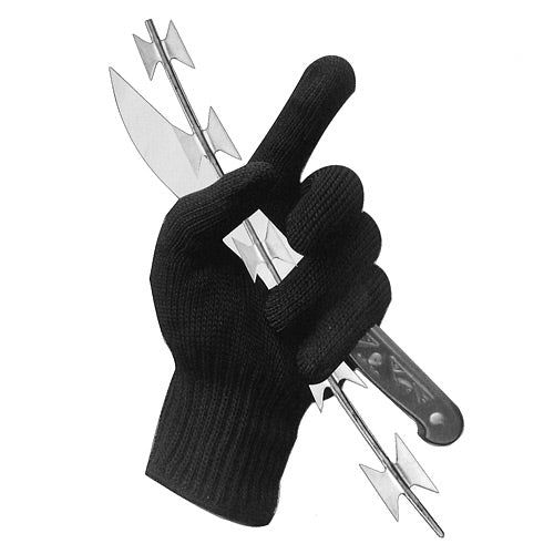1 Pair/Lot Stainless Steel Wire Safety Works Anti-cut Hand Glove