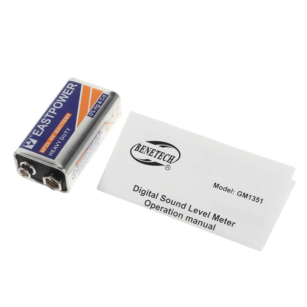 Uniqkart GM1351 LCD Digital Sound Level Meter Noise Tester