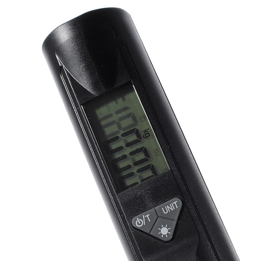 LCD Digital Electronic Hanging Luggage Scale w/ Flashlight Max 40Kg / 88 lbs