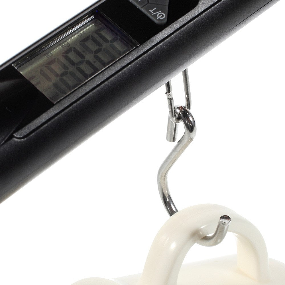 LCD Digital Electronic Hanging Luggage Scale w/ Flashlight Max 40Kg / 88 lbs