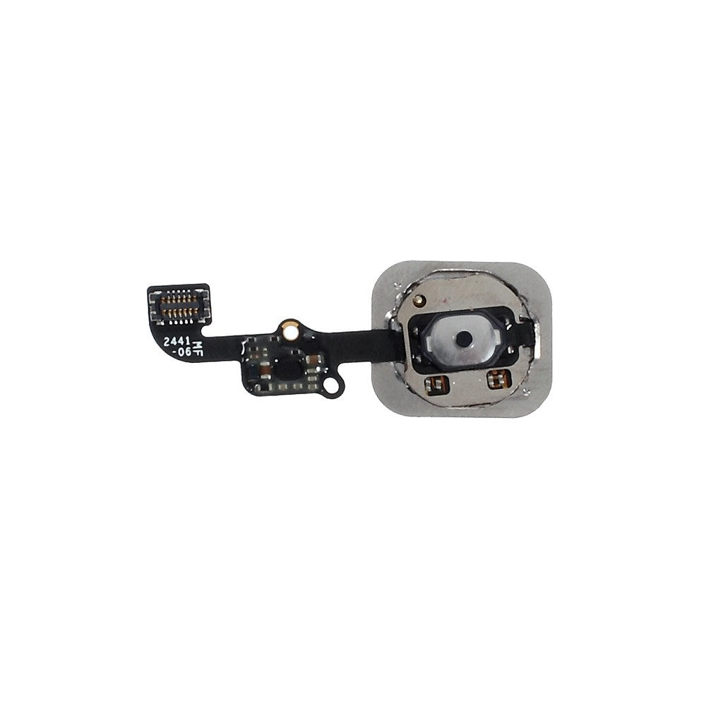 White OEM Home Button with PCB Membrane Flex Cable Replacement for iPhone 6 4.7 Inch