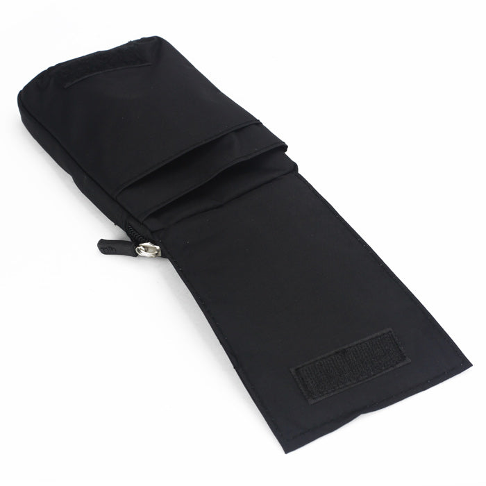 Zipper Design Golla Pouch Bag for Samsung Galaxy Note II N7100 / N7000 / I717 etc - Black