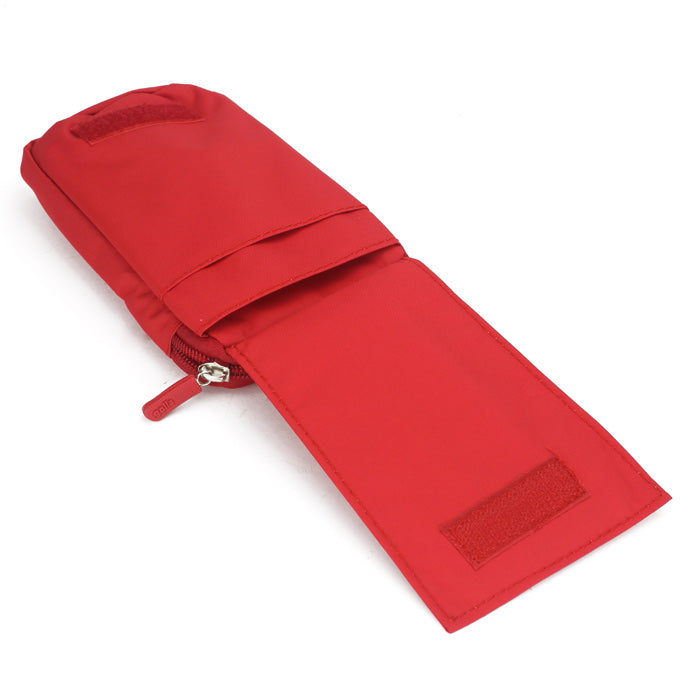 Golla Pouch Bag with Carabiner for Samsung Galaxy Note II N7100 / N7000 / I717 etc - Red