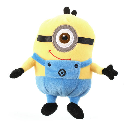 Uniqkart for Samsung Galaxy Note 2 N7100 3D Despicable Me One-eyed Minion Soft Plush Toy Cover