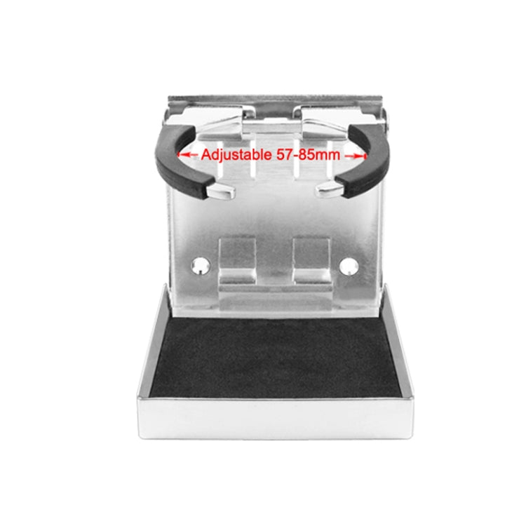 316 Stainless Steel Folding Water Cup Holder Adjustable Drink Holder For Marine Caravan
