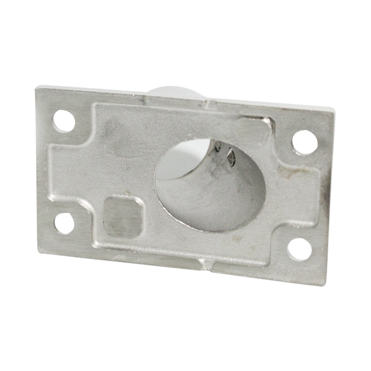 Thicken 316 Stainless Steel 60-Degree Square Tube Base Marine Boat Hardwares, Specifications: 25mm
