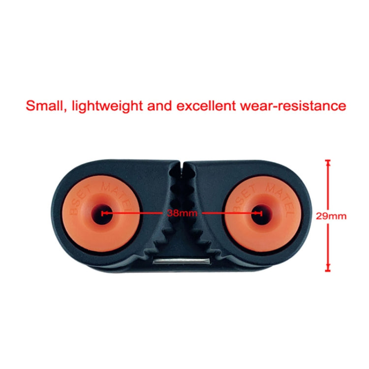BSET MATEL Double Nylon Ball Rope Clamp Automatic Rope Clamp Boat Accessories