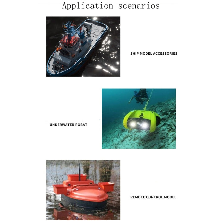 Ship Model Underwater Propeller Waterproof Brushless Motor Underwater Robot