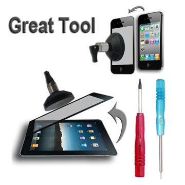 Touch Screen Dismantle Tool with T4 Pentagon Screwdrivers for iPad