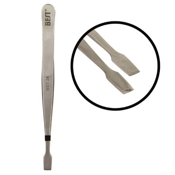 Stainless Steel Straight Honed Tweezers BST-34
