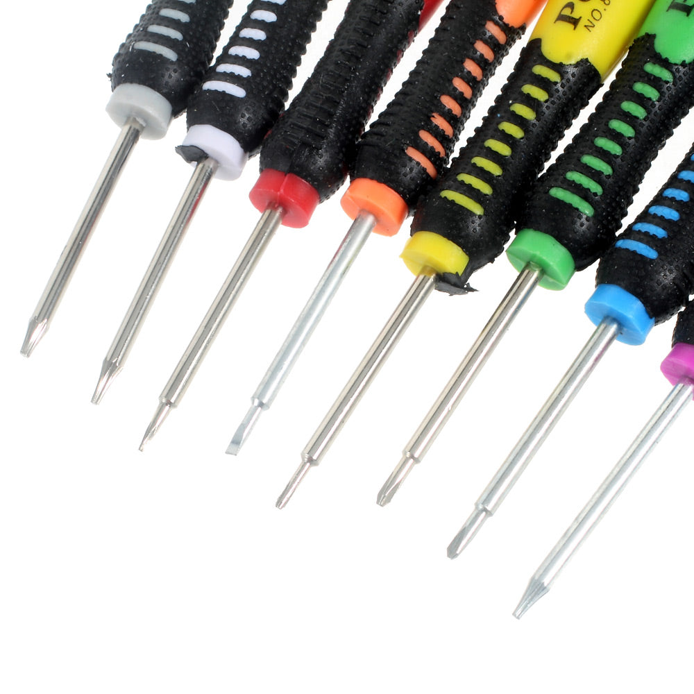 Non-Slip 8Pcs Precision Screwdriver Set Opening Tools for iPhone &amp; All Cell Phones 2811