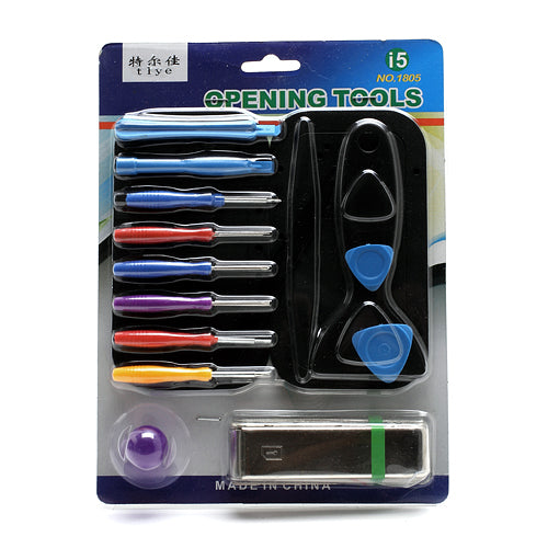 15 in 1 Opening Tools Repair Tools Phone Disassemble Tools Set Kit for Apple For Samsung Nokia