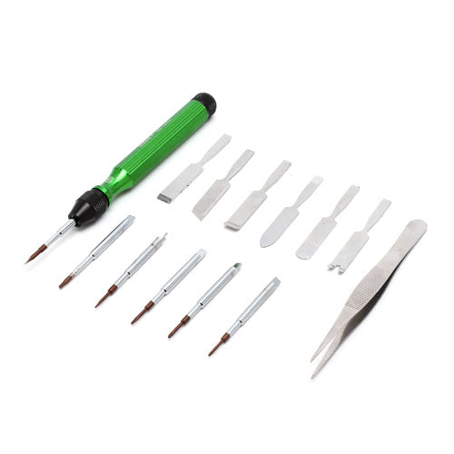 Uniqkart BST-302 14 in 1 Universal Phone Repair Opening Tool Kit for Samsung iPhone