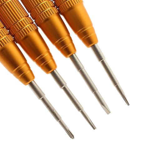 8 in 1 Screwdrivers Pry Opening Repair Tools Kit Set with Roll Leather Pouch for iPhone 4 4S