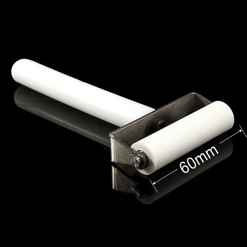 White 60MM Silicone Roller for Pushing Screen Protector Film
