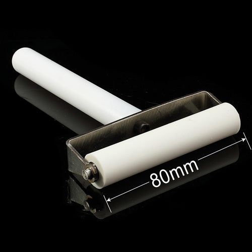 White 80MM Silicone Roller for Pushing Screen Protector Film