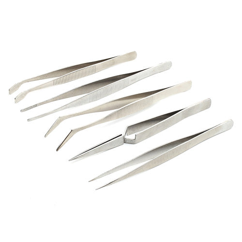 5Pcs/Set Metal Mobile Phone Repair Tweezer Tool Set