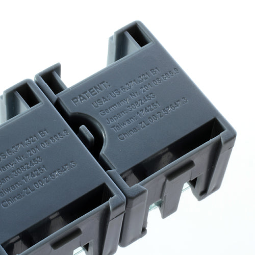 Grey Detachable Ten-bin Plastic Storage Case Organizer Tray Compact for Small Parts Items