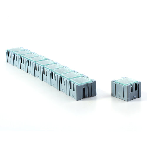 Grey Detachable Ten-bin Plastic Storage Case Organizer Tray Compact for Small Parts Items