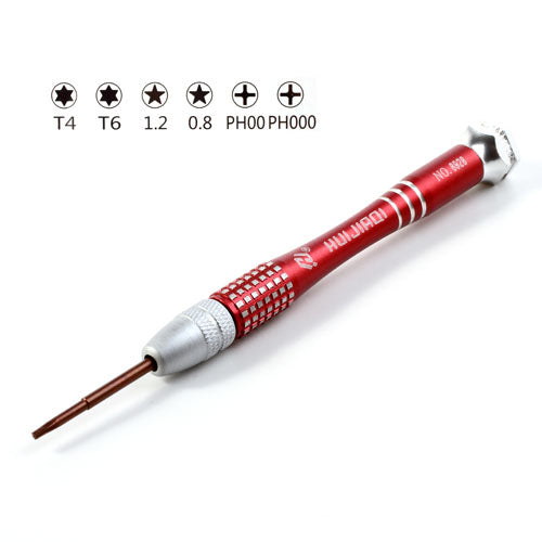 HuiJiaQi 8928 6-in-1 Multi-Purpose High Precision Screwdriver Tool Set for iPhone Tablet PC