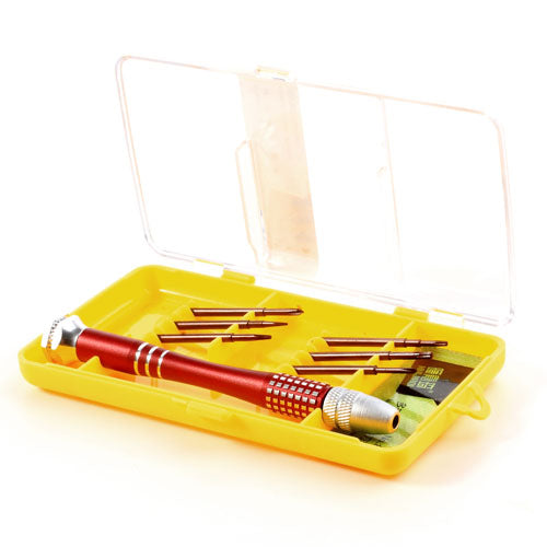 HuiJiaQi 8928 6-in-1 Multi-Purpose High Precision Screwdriver Tool Set for iPhone Tablet PC