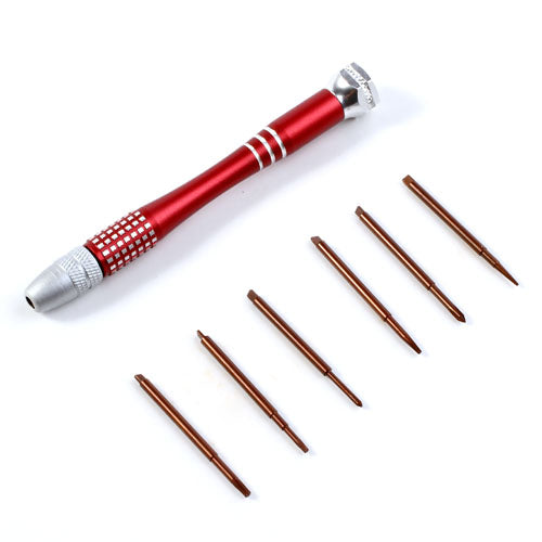 HuiJiaQi 8928 6-in-1 Multi-Purpose High Precision Screwdriver Tool Set for iPhone Tablet PC