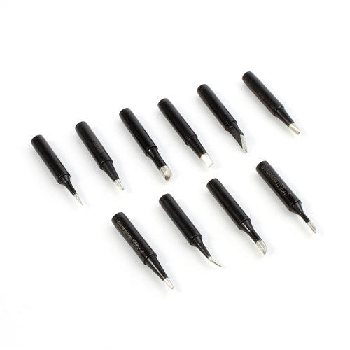10PCS Replaceable Solder Iron Tip 900M-T Series for Soldering Rework Station - Black