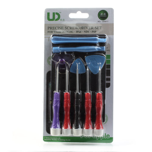 UD6011 12 in 1 Precise Screwdriver Tool Set for iPhone 2G 3G 3GS 4 4S iPad NDS PSP