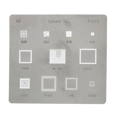 Solder Tin Plate Steel Mesh IC CPU Comprehensive Series Repairs Tool for iPhone 5c