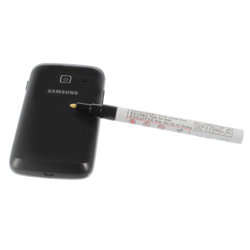 HUA ZHI WEN Paint Pen Glossy Metal Outer Surface Marking Ink Marker - Black