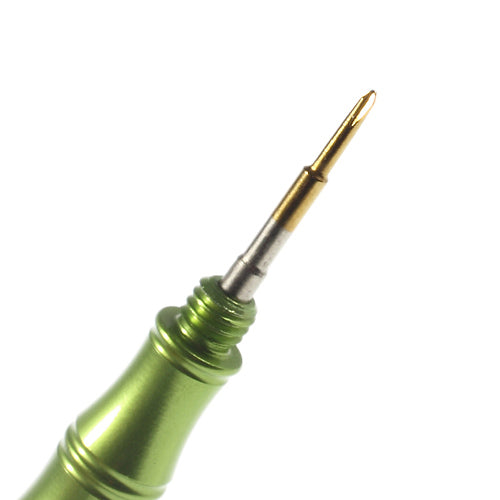 Pentalobe 0.8 + Philips Cross 1.5 Double Ended Steel Screwdriver Open Tool for iPhone SE 5s 5c 5 4s 4 - Green