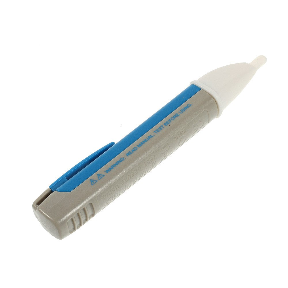 IAC-D AC Electric Voltage Tester Volt Alert Pen w/ LED Light 90-1000V - Gray / Blue
