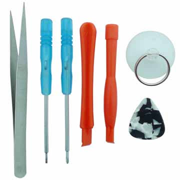 Uniqkart for iPhone 4G Repair Kits Opening Tool Set - 7 Pieces (Clamshell Package)