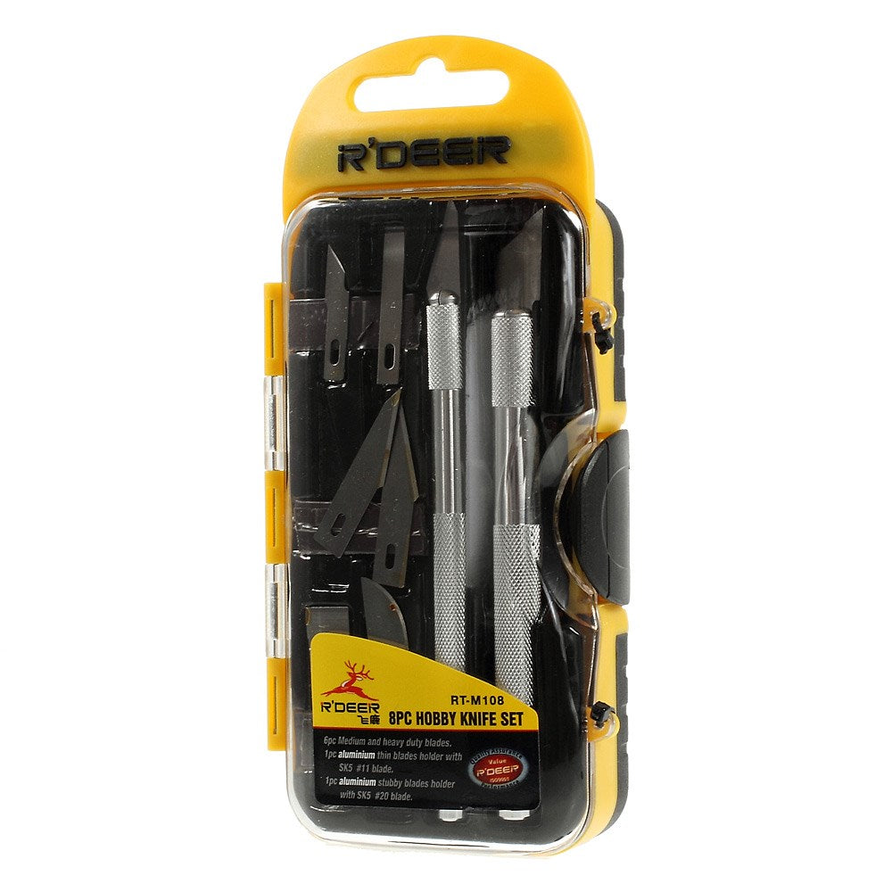 RDEER RT-M108 8pcs Multifunction Graver Hobby Knife Set