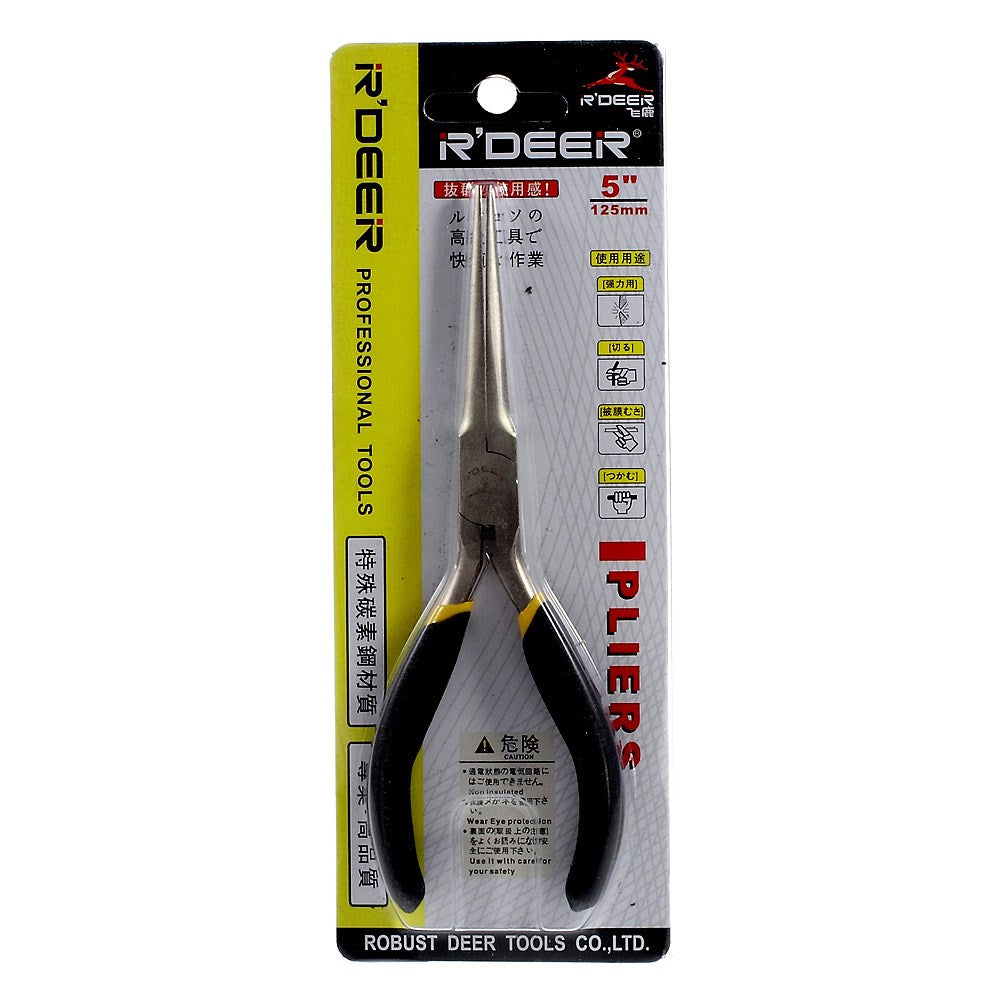High quality RDEER Carbon Steel Long Nose Plier Jeweler Tool