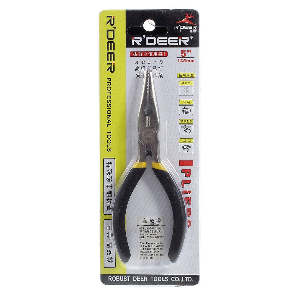 High quality RDEER Carbon Steel Long Nose Plier with Cutter