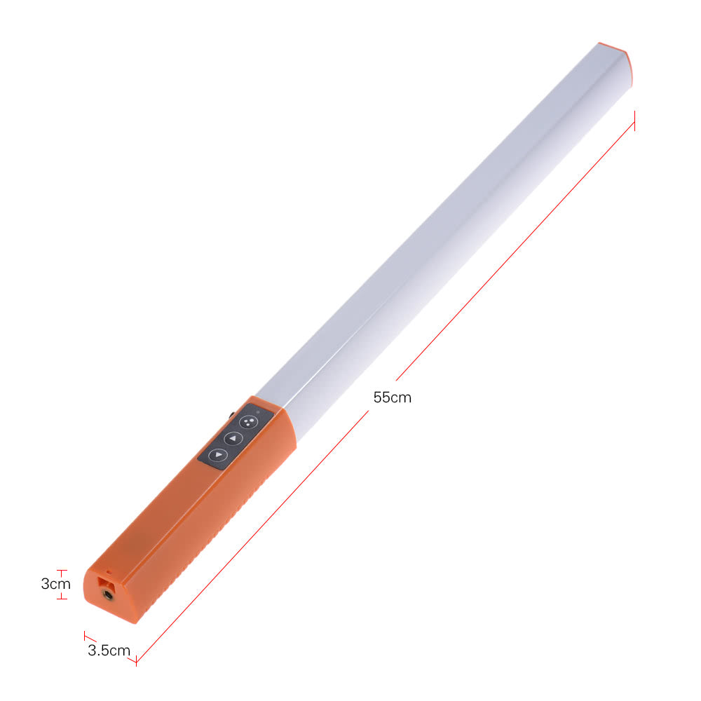 Portable Handheld LED Video Light Stick Photography Lamp Stick Adjustable with Remote Control