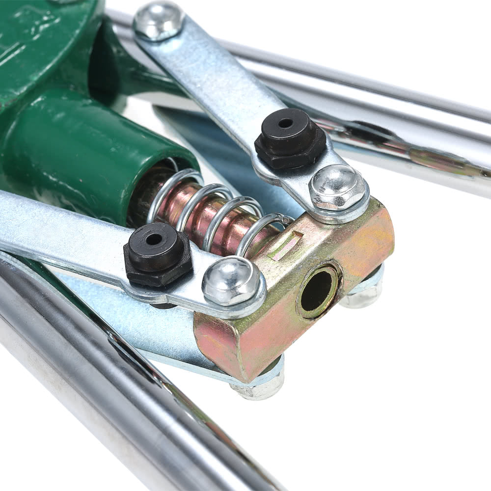 Riveting Gun Manual Pull Rivet Pliers Double Core-pulling Hand Rivet Gun Pull Cap Gun Clinch Bolt - Green/Silver