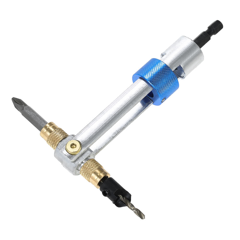 20Pcs Drill Bits Double Use Hand Tools Set High Speed Steel Screwdriver Bit for Electric Power Drill - Silver