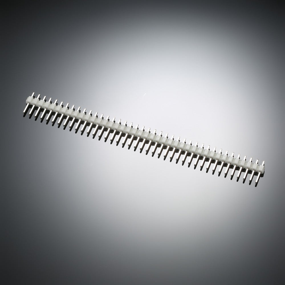 10PCS/Pack  2.54mm 40Pin Male Single Row Pin Header Strip for Arduino DIY - White
