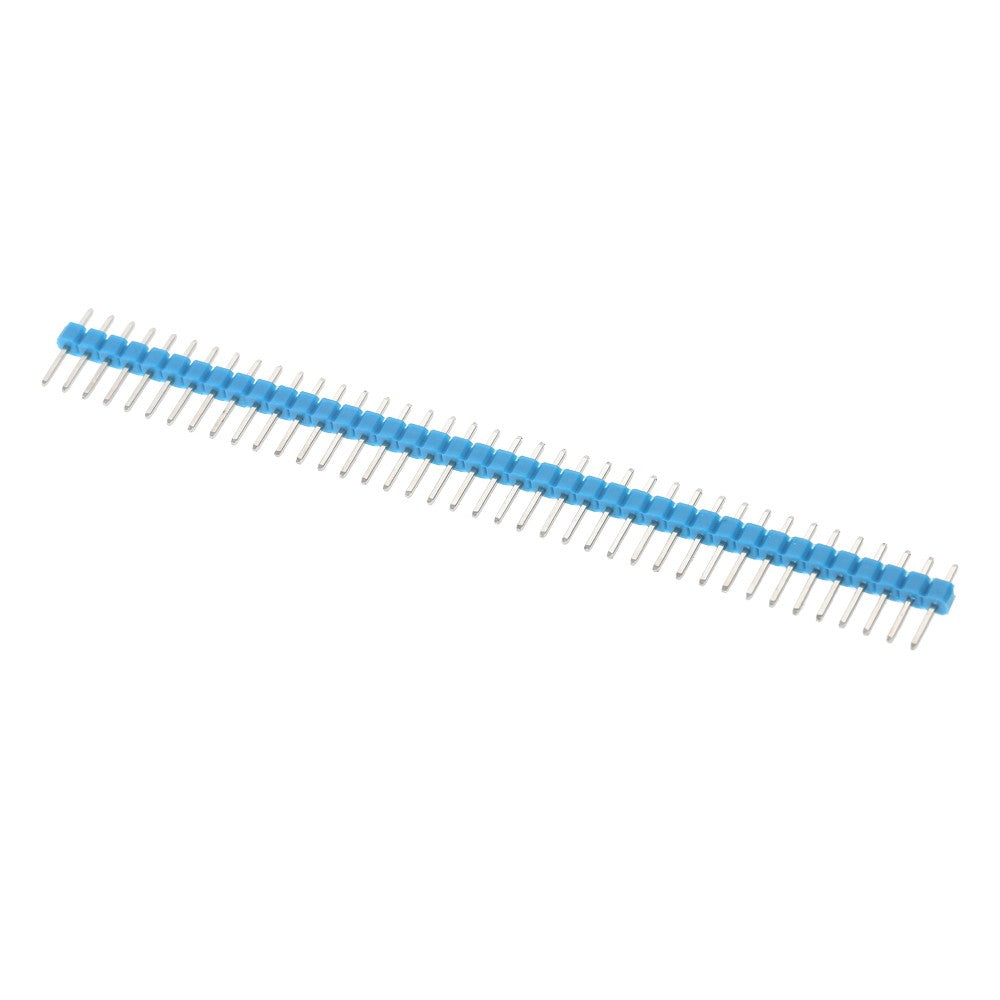10PCS/Pack  2.54mm 40Pin Male Single Row Pin Header Strip for Arduino DIY - Blue