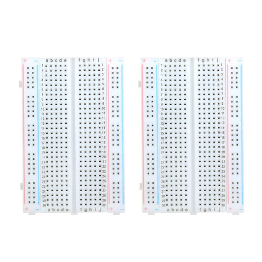 2 PCS for Arduino Mini 400 Tie-Point PCB Solderless Breadboard Prototype Protoboard