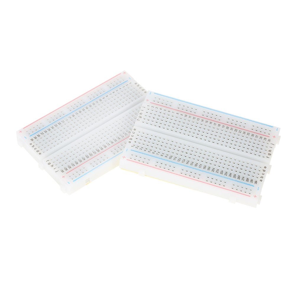 2 PCS for Arduino Mini 400 Tie-Point PCB Solderless Breadboard Prototype Protoboard