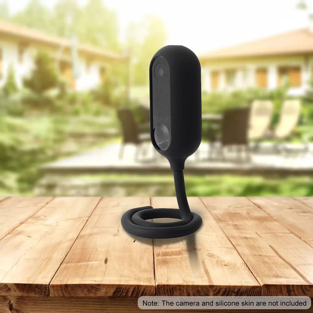 Indoor Outdoor Adjustable Security Bracket for Arlo/Arlo Pro/Arlo Go/Canary Flex Camera - Black