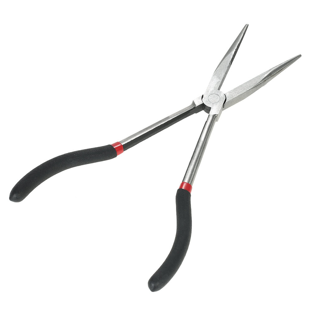 Extra Long Heavy-Duty 11&quot; Long Nose X Pliers Straight Nose Sharp-nose Plier Hand Tool