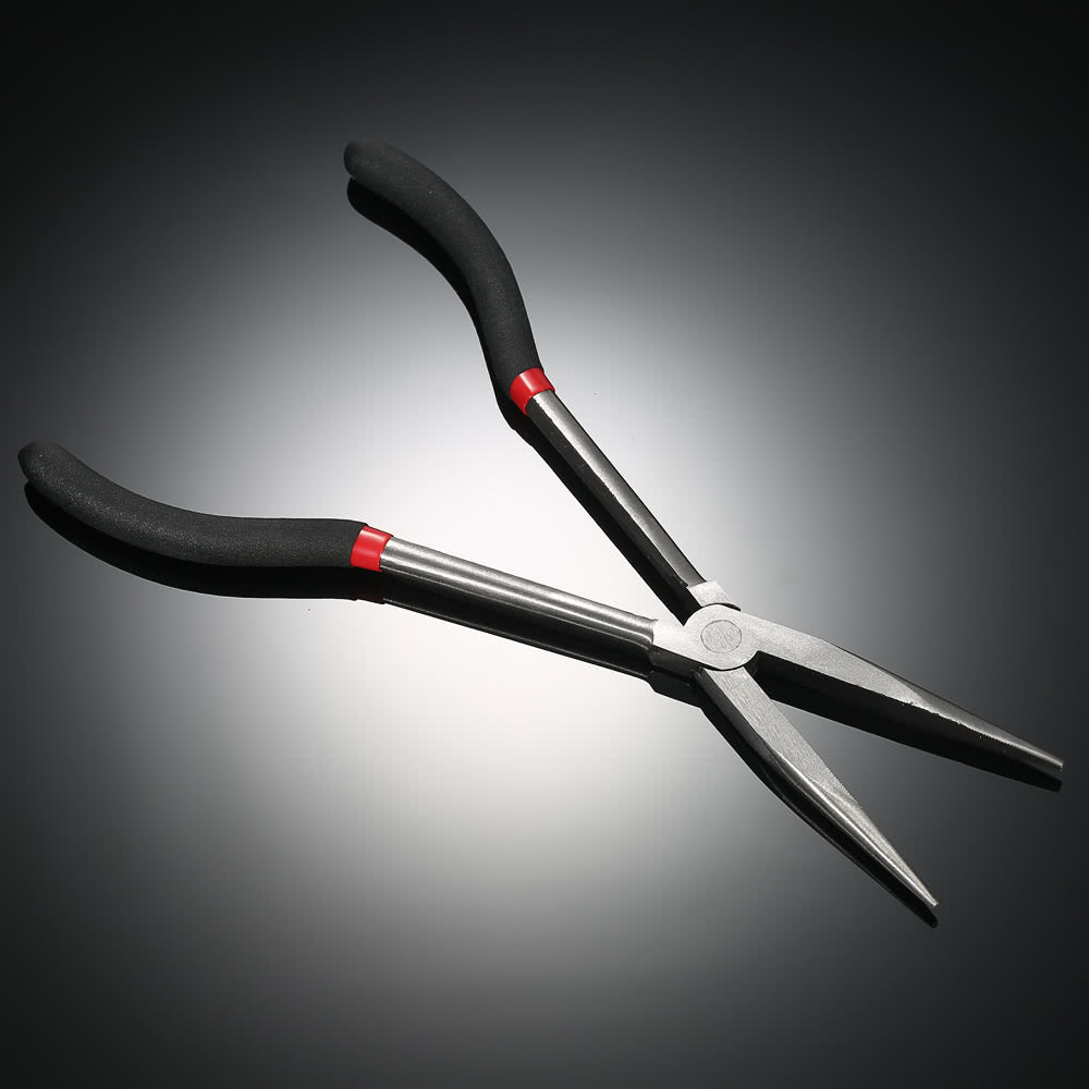 Extra Long Heavy-Duty 11&quot; Long Nose X Pliers Straight Nose Sharp-nose Plier Hand Tool